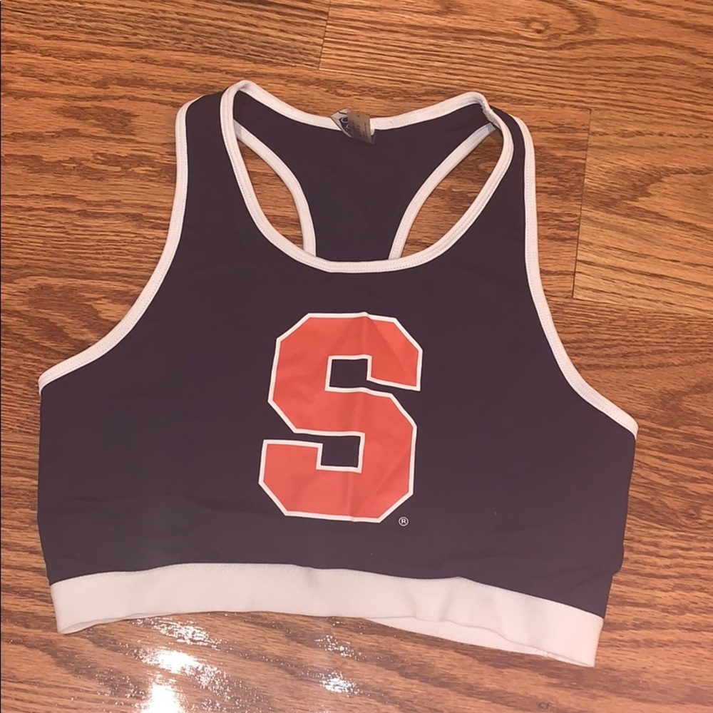 syracuse sports bra top